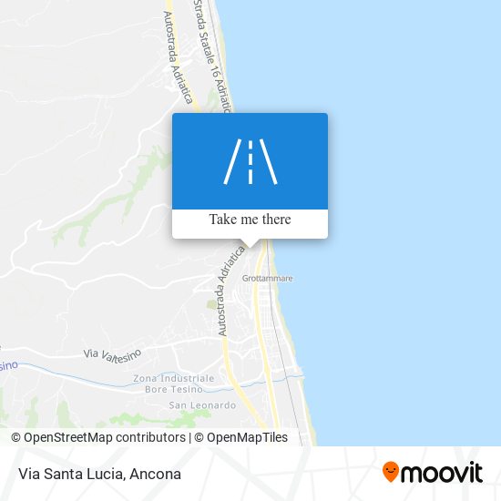 Via Santa Lucia map