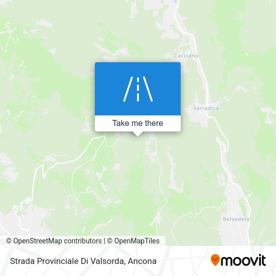 Strada Provinciale Di Valsorda map