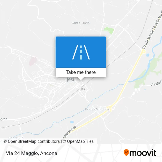 Via 24 Maggio map