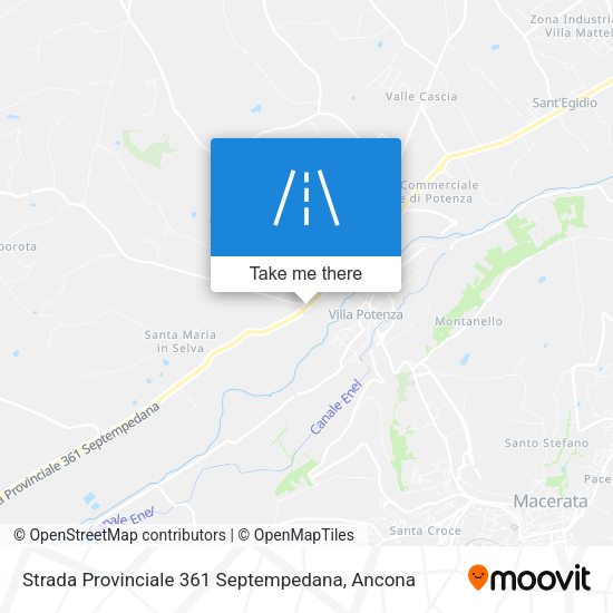 Strada Provinciale 361 Septempedana map
