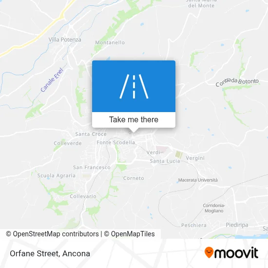 Orfane Street map