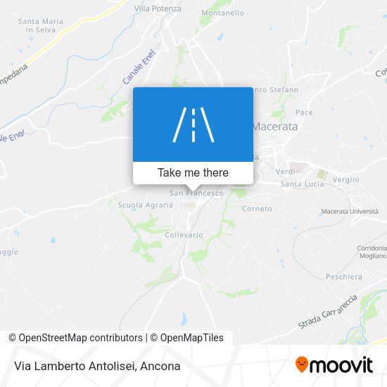 Via Lamberto Antolisei map