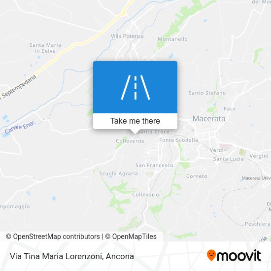 Via Tina Maria Lorenzoni map