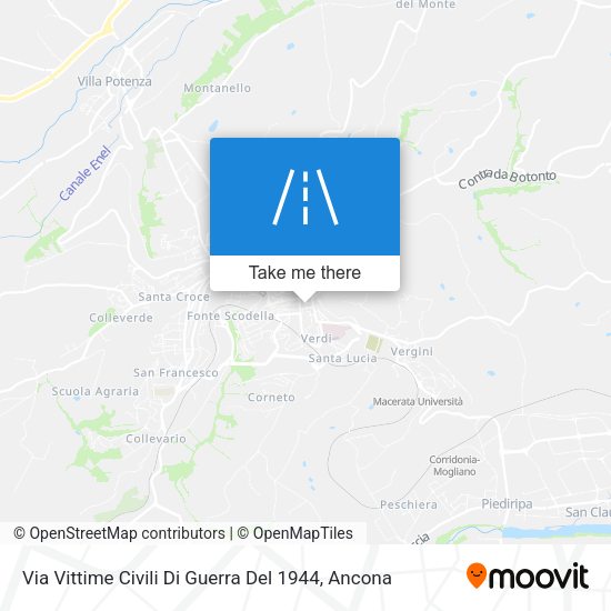 Via Vittime Civili Di Guerra Del 1944 map