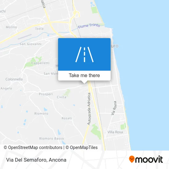 Via Del Semaforo map