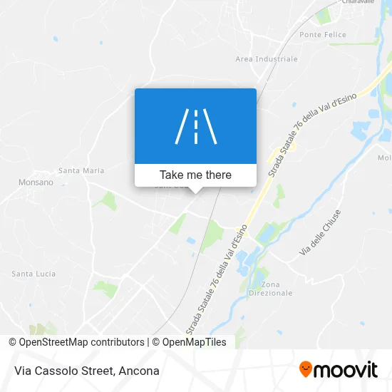 Via Cassolo Street map
