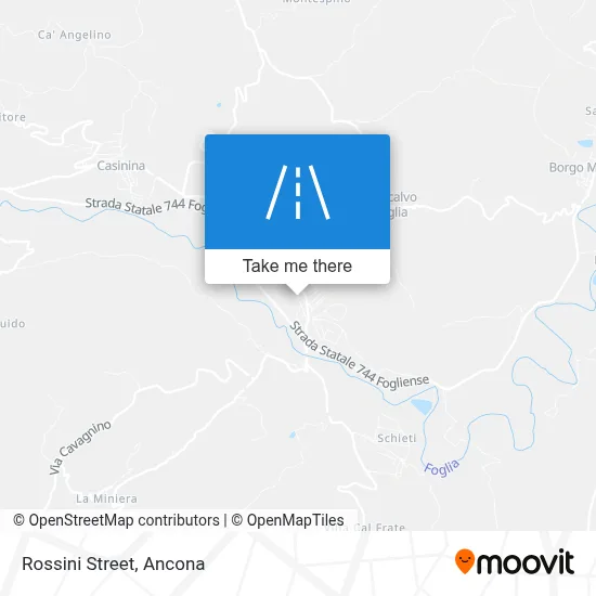 Rossini Street map