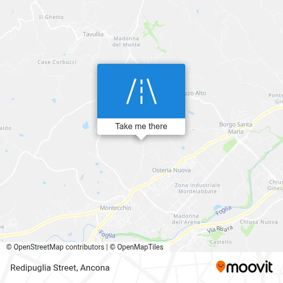 Redipuglia Street map