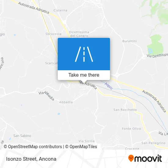 Isonzo Street map