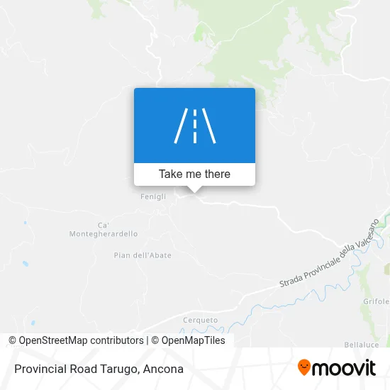 Provincial Road Tarugo map