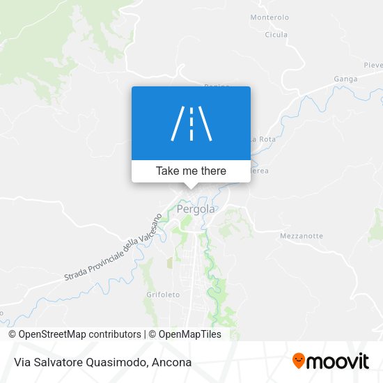 Via Salvatore Quasimodo map