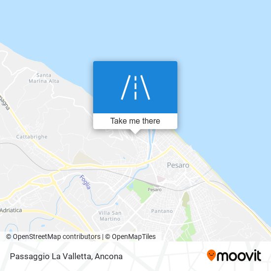 Passaggio La Valletta map