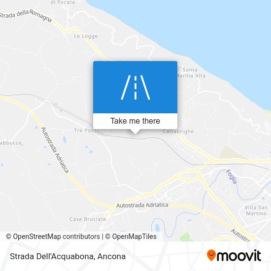 Strada Dell'Acquabona map