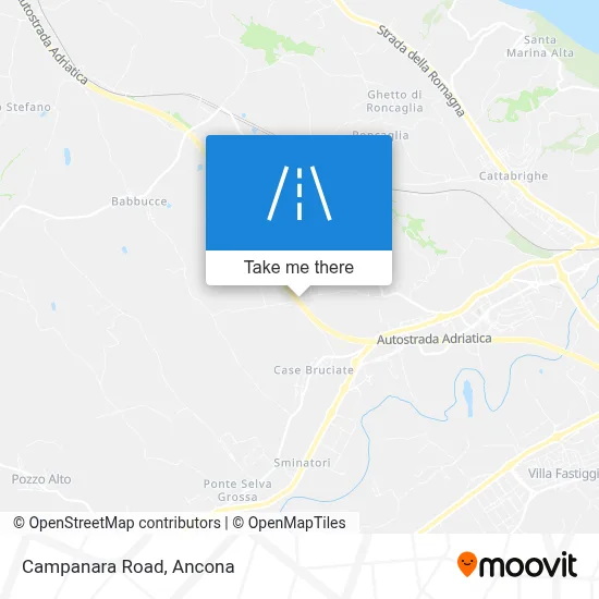 Campanara Road map