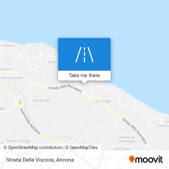 Strada Della Visciola map