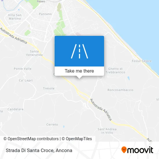 Strada Di Santa Croce map