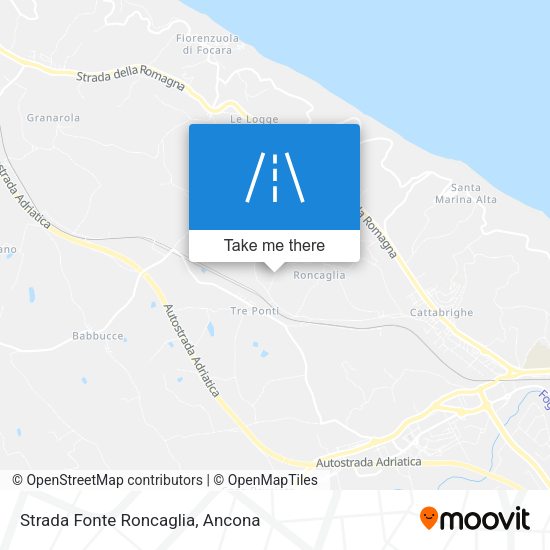 Strada Fonte Roncaglia map