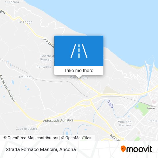 Strada Fornace Mancini map