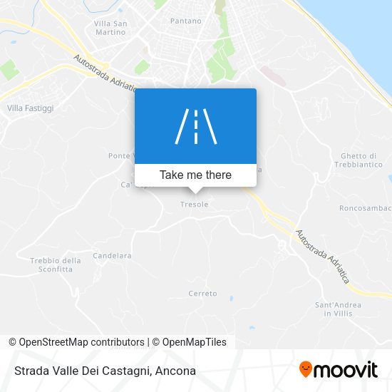 Strada Valle Dei Castagni map
