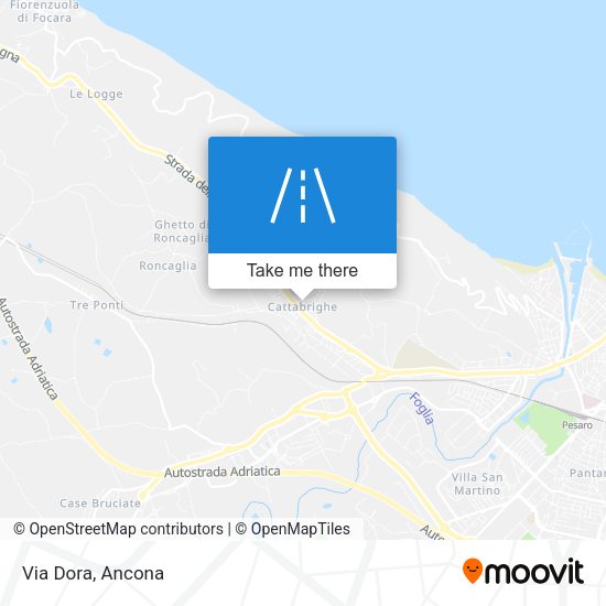 Via Dora map