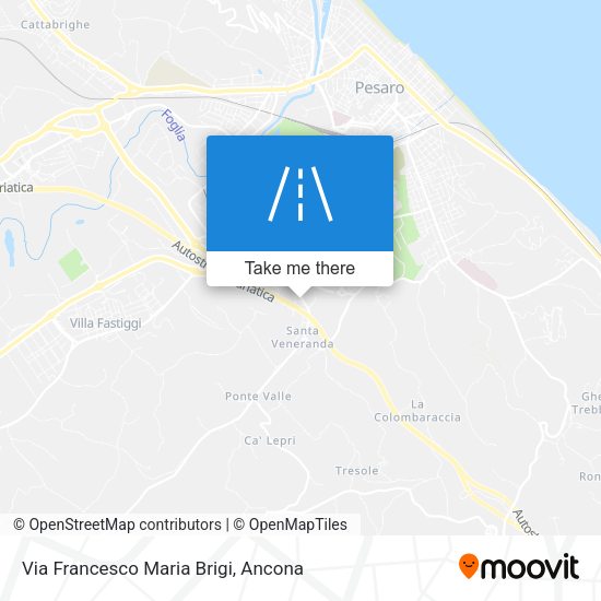 Via Francesco Maria Brigi map