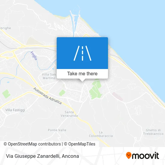 Via Giuseppe Zanardelli map