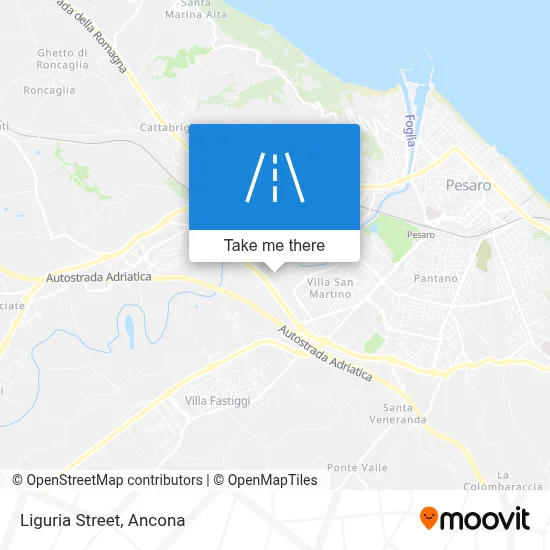 Liguria Street map
