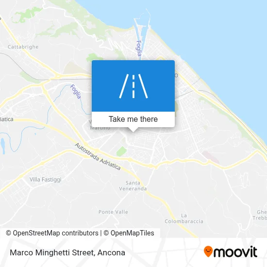 Marco Minghetti Street map