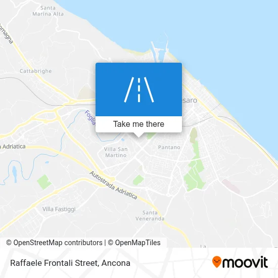 Raffaele Frontali Street map