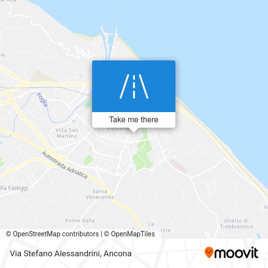 Via Stefano Alessandrini map