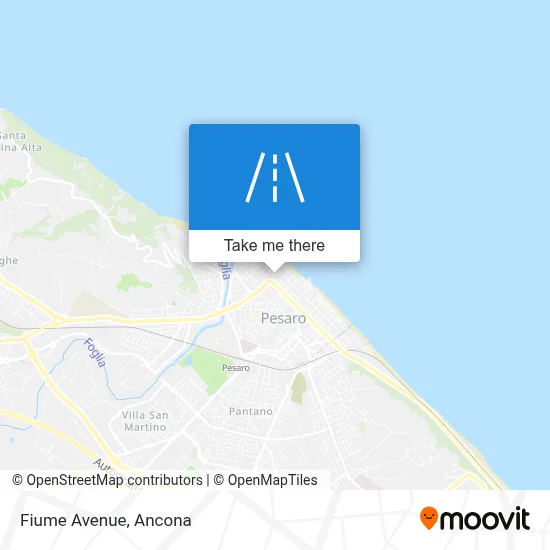 Fiume Avenue map
