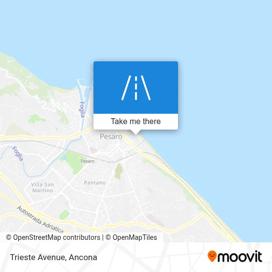Trieste Avenue map
