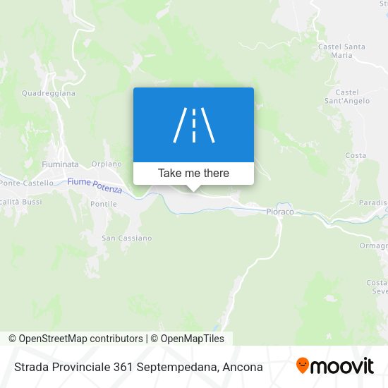 Strada Provinciale 361 Septempedana map