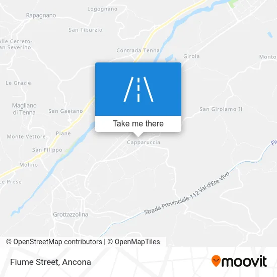 Fiume Street map