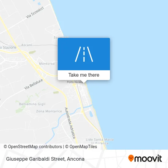 Giuseppe Garibaldi Street map