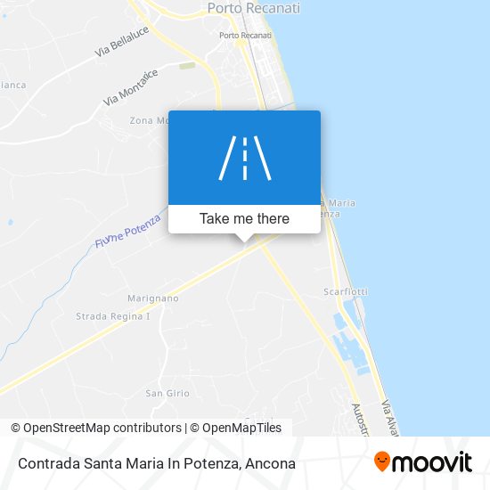 Contrada Santa Maria In Potenza map