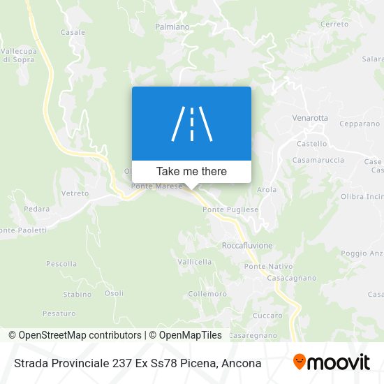 Strada Provinciale 237 Ex Ss78 Picena map