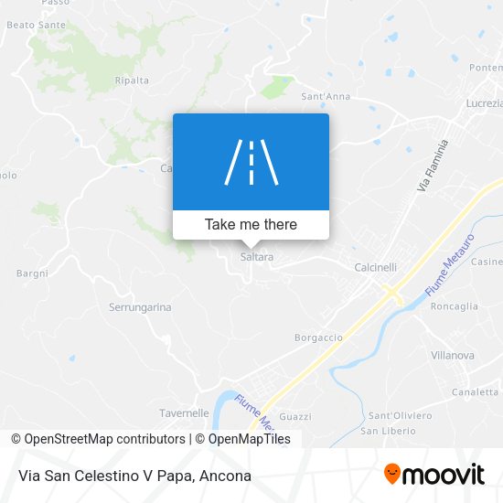Via San Celestino V Papa map