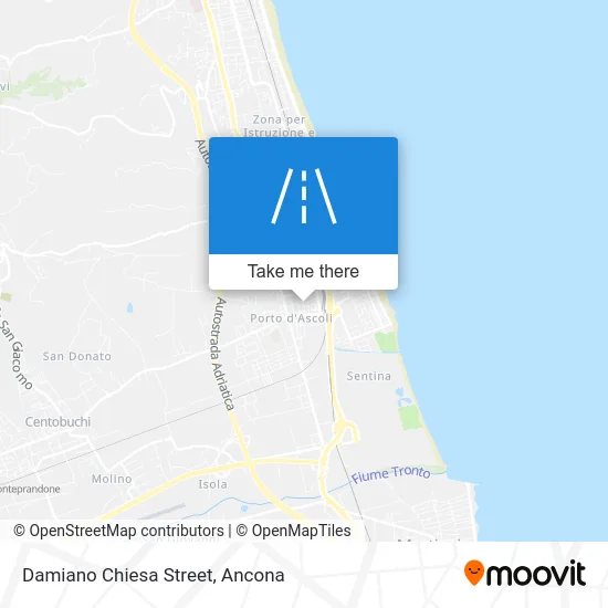 Damiano Chiesa Street map