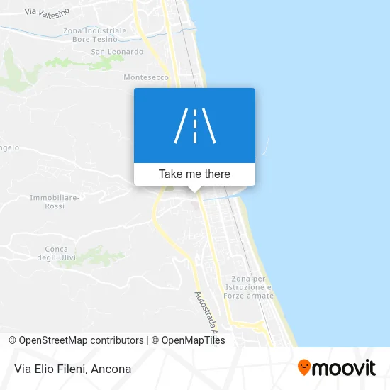 Via Elio Fileni map