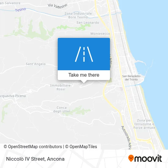 Niccolò IV Street map