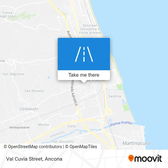 Val Cuvia Street map