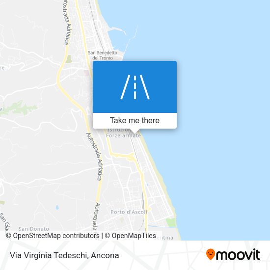 Via Virginia Tedeschi map