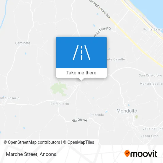 Marche Street map