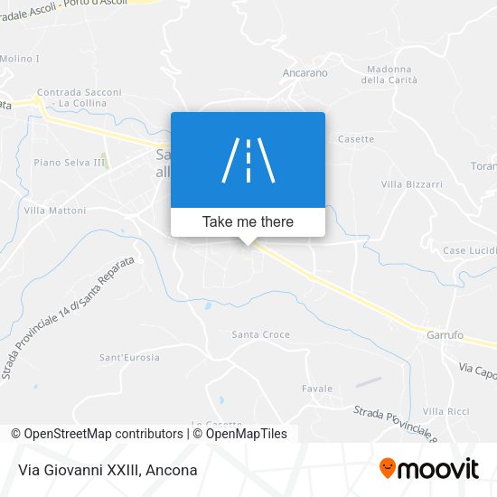 Via Giovanni XXIII map