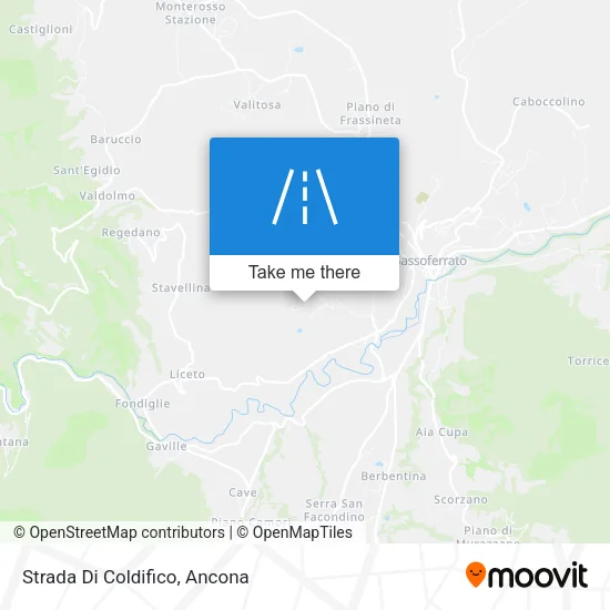 Strada Di Coldifico map