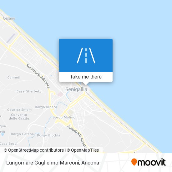 Lungomare Guglielmo Marconi map