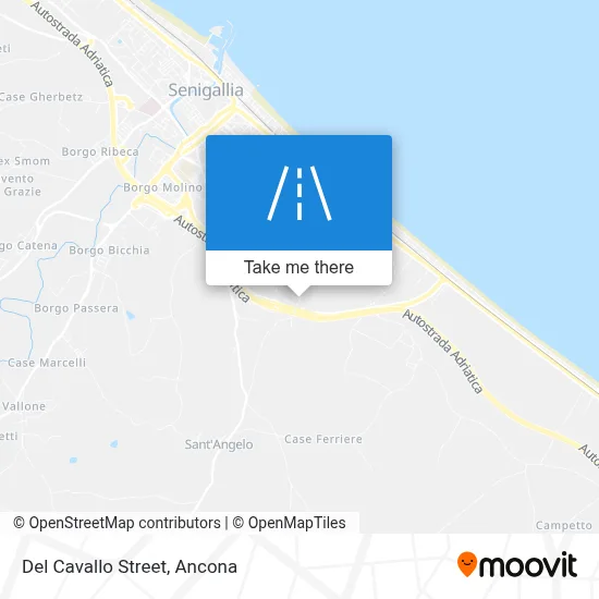 Del Cavallo Street map