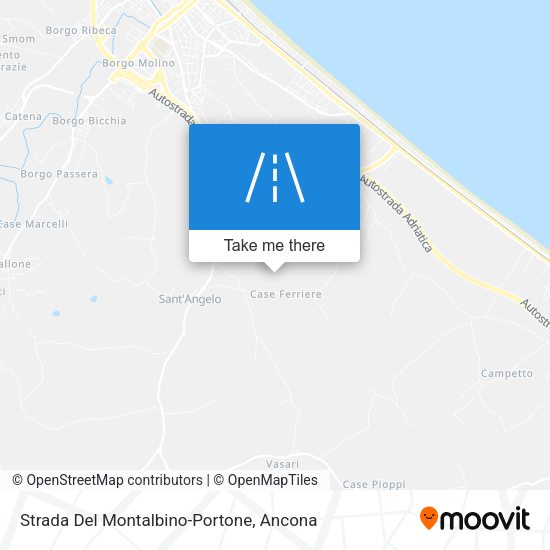 Strada Del Montalbino-Portone map