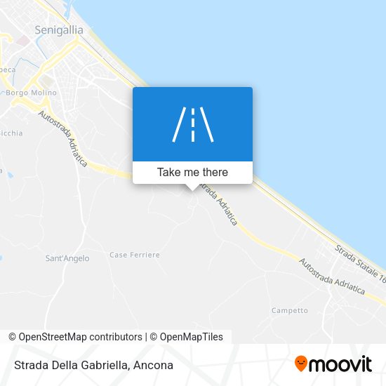 Strada Della Gabriella map